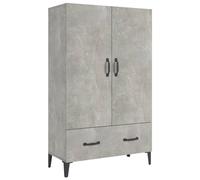vidaXL Highboard Concrete Grey 70x31x115 cm Engineered Wood, Grey