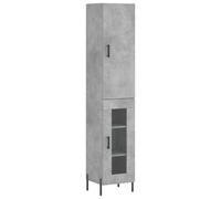 (concrete grey) vidaXL Highboard Sideboard Tall Storage Cabinet Side Cabinet Engineered Wood