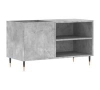 (concrete grey) vidaXL Record Cabinet Record Storage Cabinet Sideboard White Engineered Wood