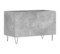 (concrete grey) vidaXL Record Cabinet Record Storage Cabinet Sideboard White Engineered Wood