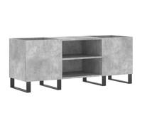 (concrete grey) vidaXL Record Cabinet Record Storage Cabinet Sideboard White Engineered Wood