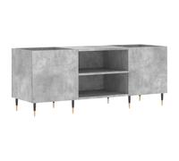 (concrete grey) vidaXL Record Cabinet Vinyl Record Storage Sideboard Cabinet Engineered Wood
