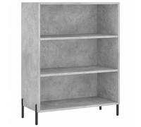 (concrete grey) vidaxL Shelf Cabinet Bookcase Side Cabinet Storage Bookshelf Engineered Wood