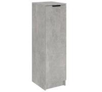 vidaXL Shoe Cabinet Concrete Grey 30x35x100 cm Engineered Wood UK