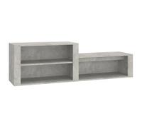 (Concrete grey) vidaXL Shoe Cabinet Engineered Wood Home Shoe Storage Organiser Multi Colours