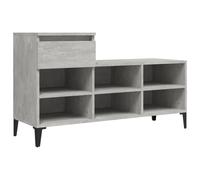 (Concrete grey) vidaXL Shoe Cabinet Engineered Wood Home Shoe Storage Organiser Multi Colours