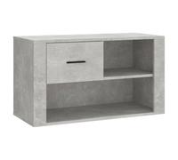 (Concrete grey) vidaXL Shoe Cabinet Engineered Wood Shoe Storage Cupboard Rack Multi Colours