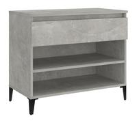 (Concrete grey) vidaXL Shoe Cabinet Engineered Wood Storage Rack Unit Stand Multi Colours