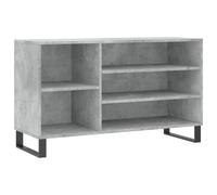 Shoe Cabinet Cupboard Rack Concrete Grey Engineered Wood vidaXL