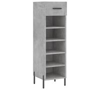 (concrete grey) vidaXL Shoe Cabinet Shoe Storage Shelf Shoe Rack Grey Sonoma Engineered Wood