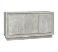 Vidaxl Sideboard Concrete Grey 102X35X55 Cm Engineered Wood