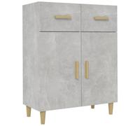(concrete grey) vidaXL Sideboard Engineered Wood Console Cabinet Home Organiser Multi Colours