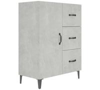 vidaXL Sideboard Storage Cabinet 69.5x34x90 cm Engineered Wood Concrete Grey