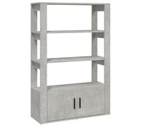 Vidaxl Sideboard Concrete Grey 80X30X119.5 Cm Engineered Wood
