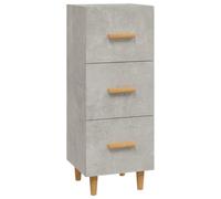 (Concrete grey) vidaXL Sideboard Engineered Wood Side Cabinet Home Organiser Multi Colours