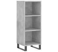 (concrete grey) vidaXL Sideboard Highboard Cupboard Side Cabinet Brown Oak Engineered Wood