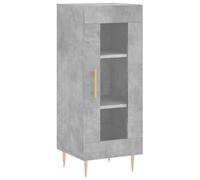 (concrete grey) vidaXL Sideboard Storage Cabinet Cupboard Side Cabinet Black Engineered Wood