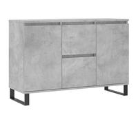 (concrete grey) vidaXL Sideboard Storage Cabinet Cupboard Side Cabinet Brown Oak Engineered Wood