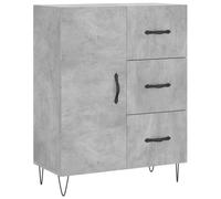 vidaXL Sideboard Concrete Grey 69.5X34X90 Cm Engineered Wood, Grey