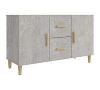 Vidaxl Sideboard Concrete Grey 100X36X60 Cm Engineered Wood