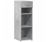 (concrete grey) vidaXL Sideboard Storage Cupboard Cabinet Highboard Smoked Oak Engineered Wood