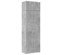 vidaXL Storage Cabinet Concrete Grey 70x42.5x225 cm Engineered Wood, Grey