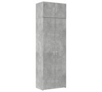 vidaXL Storage Cabinet Concrete Grey 70x42.5x225 cm Engineered Wood, Grey