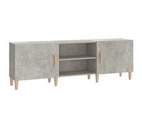vidaXL TV Cabinet Concrete Grey 150x30x50 cm Engineered Wood
