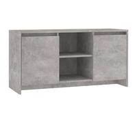 Vidaxl Tv Cabinet Concrete Grey 102X37.5X52.5 Cm Engineered Wood, Grey