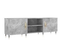 (concrete grey) vidaXL TV Cabinet TV Unit Sideboard Media Unit Concrete Grey Engineered Wood