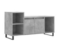 vidaXL TV Cabinet Concrete Grey 100x35x55 cm Engineered Wood