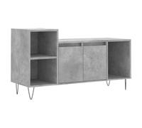 vidaXL TV Cabinet Concrete Grey 100x35x55 cm Engineered Wood