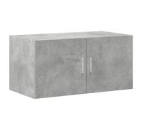 (concrete grey) vidaXL Wall Cabinet Bathroom Shelf Wall Hanging Cabinet White Engineered Wood
