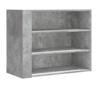 vidaXL Wall Cabinet Concrete Grey 75x35x60 cm Engineered Wood
