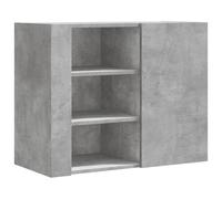 (concrete grey) vidaXL Wall Cabinet Bathroom Wall Storage Hanging Cabinet Engineered Wood