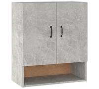 vidaXL Wall Cabinet – Concrete Grey, 60x31x70 cm, Engineered Wood
