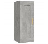 Vidaxl Wall Cabinet Concrete Grey 35X34X90 Cm Engineered Wood, Grey