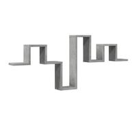 vidaXL Wall Shelf Concrete Grey 104.5x10x43 cm Engineered Wood
