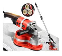 Concrete Grinder 3000W Three-Head Concrete Floor Grinder Floor Polisher Machine with 6-Speed Adjustment,3 Diamond Grinding Wheels, No Dead Ends Design ,for Grinding Cement Marble Granite