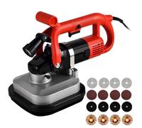 Concrete Grinder 3600w - 6-Speed Adjustable Handheld Epoxy Floor Grinder with Dust Collection, Ideal for Metal, Tile, and Concrete Finishes