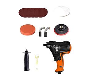 Concrete Grinder, 980W Six Gears Adjustable Speed Electric Car Polisher Waxing Machine Polishing Automobile Tool(Style 1)