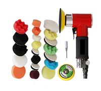 Concrete Grinder, Air Sander Polishing Machine 2/3 Inch Pad Sponge Disc Set Pneumatic Grinder Car Track(18)