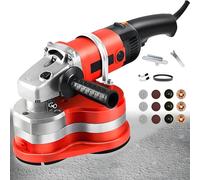 Concrete Grinder and Polisher, 3-Head Electric Polisher with Diamond Discs, 3800W for Polishing Stone and Concrete Surfaces