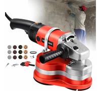 Concrete Grinder and Sander with Diamond Wheels - 2800W Power for Efficient Floor and Wall Polishing, Includes Dust Vacuum and Extension Pole
