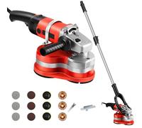 Concrete Grinder Polisher with 6-Speed Adjustment, Large Particle Exit and Wall Planning Capability for Efficient Surface Finishing