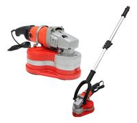 Concrete Grinder & Sander - 2800W Wall Floor Grinder Kit with 3 Diamond Wheels, Rock/Stone/Granite Polisher & Dust Vacuum Attachment for Cement, Marble, Epoxy Floors