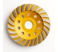 Concrete Grinding Diamond Disc 125mm/4.92", APLUS Diamond Grinder Disc, Diamond Cuttig Wheel for Concrete, Marble, Granite, Stone, Cement and Ceramics, Diamond Cup Wheel for Angle Grinder