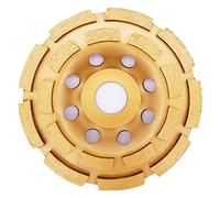 Concrete Grinding Diamond Disc Double Row 125mm/4.92", APLUS Diamond Grinder Disc, Diamond Cuttig Wheel for Concrete, Marble, Granite, Stone, Cement and Ceramics, Diamond Cup Wheel for Angle Grinder