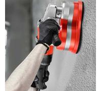 Concrete Grinding Machine, 2800W 0-2800RPM Handheld Buffing Machine with 3pcs 4'' Diamond Wheels and Polishing Pad for Floor Renovation