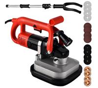 Concrete Grinding Machine - 3600W Power, Adjustable 6 Speeds, Includes Water Grinding Discs, Sandpaper, Glue Discs, Diamond Discs for Metal, Stone, Cement, Brick